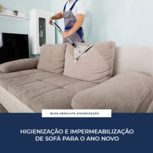 Higienização e Impermeabilização de Sofá Para o Ano Novo!