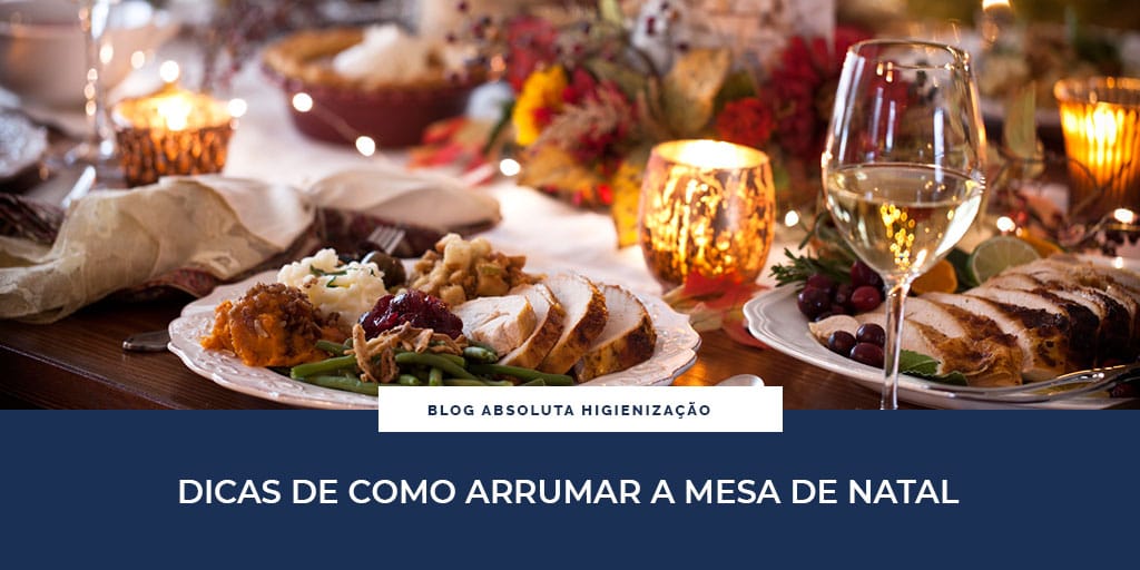 Como arrumar a mesa de natal