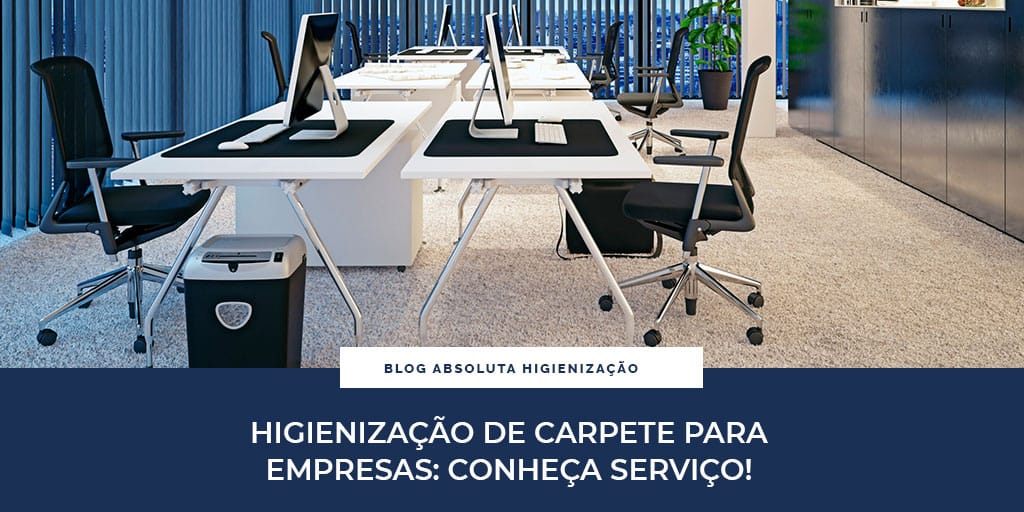 higienização de carpete 