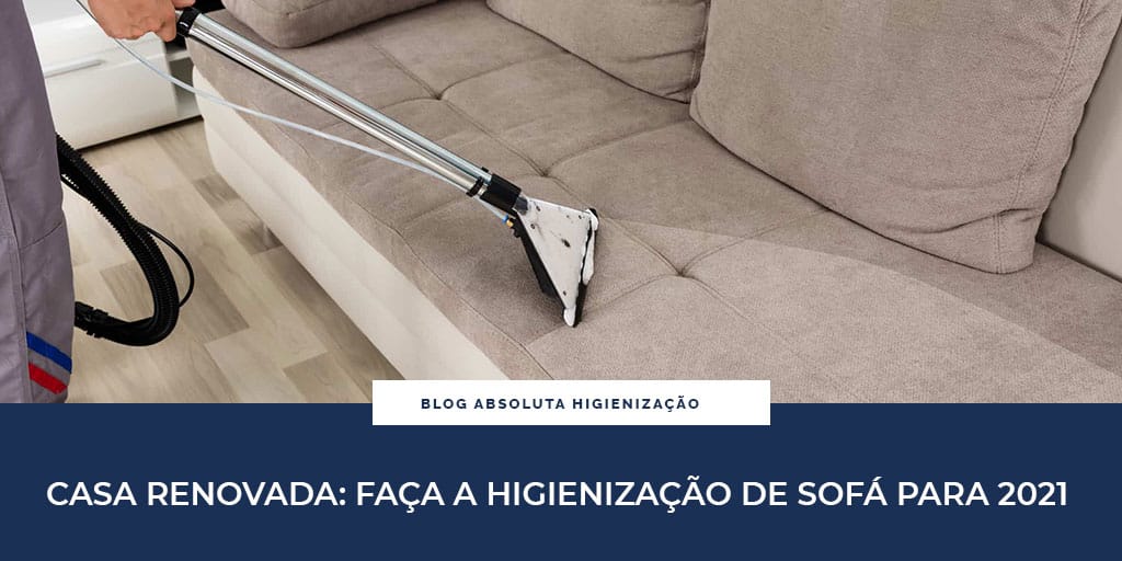 higienização de sofá