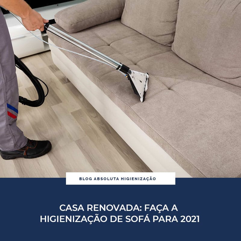 higienização de sofá