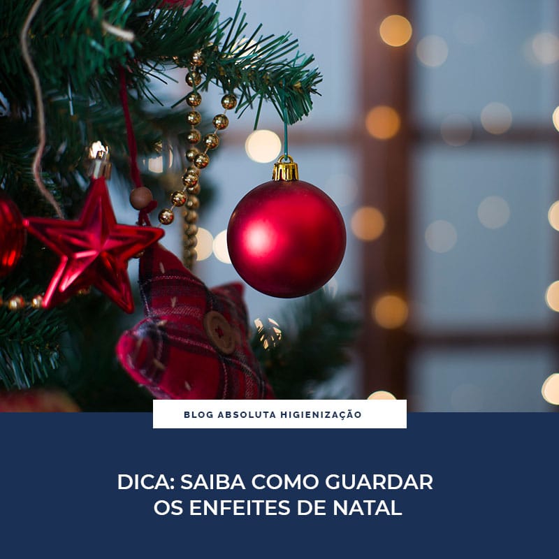 como guardar os enfeites de natal