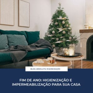 Fim de ano: Higienização e Impermeabilização de Sofá