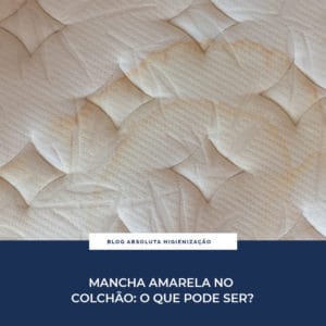 Mancha Amarela no Colchão: O que pode ser?