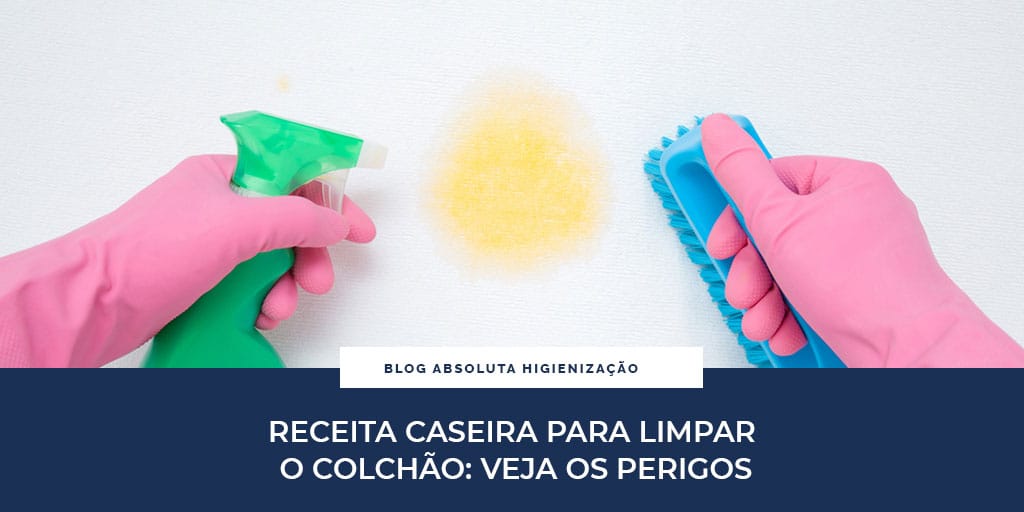 receita caseira para limpar colchão