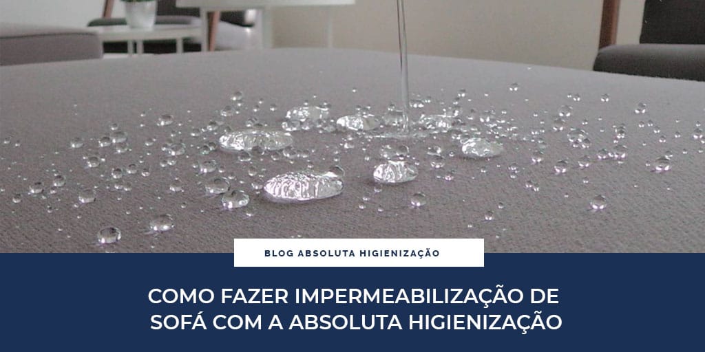 impermeabilização de sofá