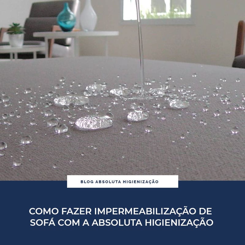 impermeabilização de sofá
