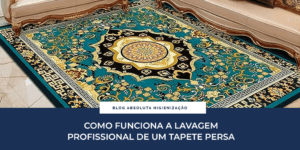 Como funciona a lavagem profissional de um tapete persa?
